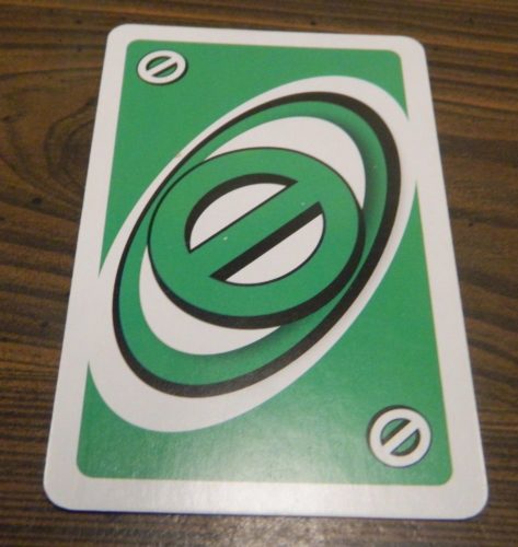 Uno Skip Card - Block and annoy the player next to you 
